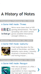 Mobile Screenshot of historyofnotes.blogspot.com