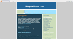 Desktop Screenshot of blogdonomer.blogspot.com