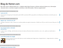 Tablet Screenshot of blogdonomer.blogspot.com