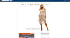 Desktop Screenshot of carrieunderwoodpictures.blogspot.com