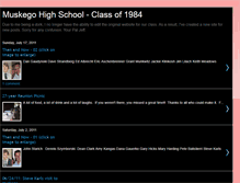 Tablet Screenshot of muskegohighschoolclassof1984.blogspot.com