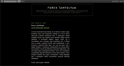 Desktop Screenshot of forextanfolyam.blogspot.com