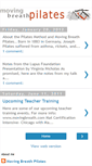Mobile Screenshot of movingbreathpilates.blogspot.com