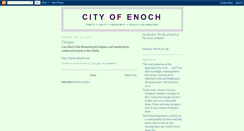 Desktop Screenshot of cityofenoch.blogspot.com