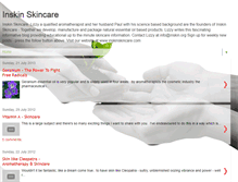 Tablet Screenshot of inskinskincare.blogspot.com