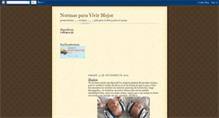 Desktop Screenshot of normasparavivirmejor.blogspot.com