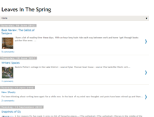 Tablet Screenshot of leavesinthespring.blogspot.com