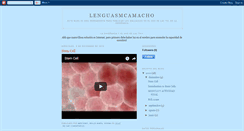 Desktop Screenshot of lenguasmcamacho.blogspot.com