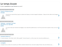 Tablet Screenshot of letempsecoute.blogspot.com