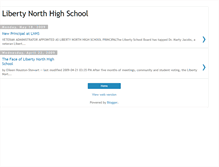 Tablet Screenshot of libertynorthhighschool.blogspot.com