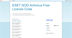Desktop Screenshot of freeeset.blogspot.com