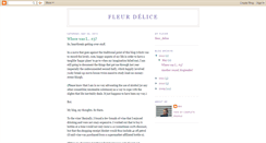 Desktop Screenshot of fleurdelice.blogspot.com
