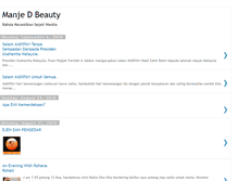 Tablet Screenshot of manjenews.blogspot.com