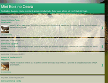 Tablet Screenshot of minibois-ceara.blogspot.com