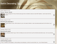 Tablet Screenshot of barbsdecoratingtips.blogspot.com