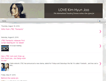 Tablet Screenshot of lovekimhyunjoo.blogspot.com