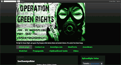 Desktop Screenshot of operationgreenrights.blogspot.com