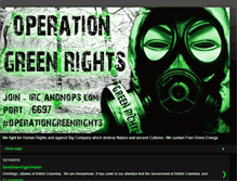 Tablet Screenshot of operationgreenrights.blogspot.com