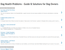 Tablet Screenshot of doghealthproblem.blogspot.com