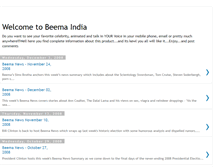 Tablet Screenshot of beemaindia.blogspot.com