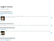 Tablet Screenshot of angelreyescorner.blogspot.com