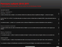 Tablet Screenshot of parcoursculturel1011.blogspot.com