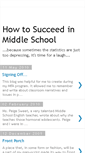 Mobile Screenshot of howtosucceedinmiddleschool.blogspot.com