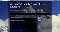 Desktop Screenshot of jhmspe.blogspot.com