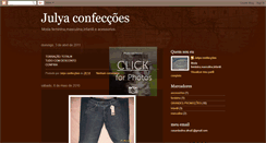 Desktop Screenshot of julyaconfeccoes.blogspot.com