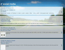 Tablet Screenshot of dsocialmedia.blogspot.com