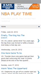 Mobile Screenshot of nbaplaytime.blogspot.com