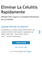 Mobile Screenshot of eliminarlacelulitisrapidamente.blogspot.com