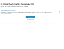 Tablet Screenshot of eliminarlacelulitisrapidamente.blogspot.com