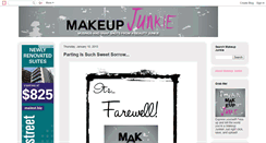 Desktop Screenshot of make-upjunkie.blogspot.com