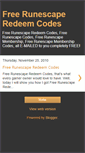 Mobile Screenshot of freerunescaperedeemcodes.blogspot.com