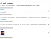 Tablet Screenshot of devenir-passeur.blogspot.com