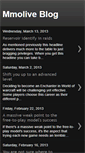 Mobile Screenshot of mmolivehot.blogspot.com