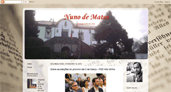 Desktop Screenshot of nunodematos.blogspot.com