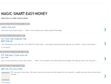 Tablet Screenshot of magicsmart-easymoney.blogspot.com