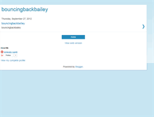 Tablet Screenshot of bouncingbackbailey.blogspot.com