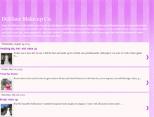 Tablet Screenshot of dollfacemakeupco.blogspot.com