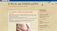 Desktop Screenshot of ilblogdeldisincanto.blogspot.com