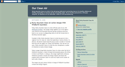Desktop Screenshot of ourcleanair.blogspot.com