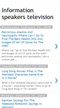 Mobile Screenshot of informatispeakertelevisi.blogspot.com