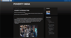 Desktop Screenshot of povertiable-india.blogspot.com