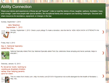 Tablet Screenshot of abilityconnection.blogspot.com