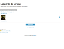 Tablet Screenshot of laberintodemiradas08.blogspot.com