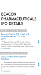 Mobile Screenshot of beaconpharma.blogspot.com