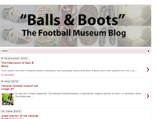 Tablet Screenshot of footballmuseums.blogspot.com