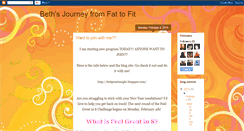 Desktop Screenshot of bethsjourneyfromfattofit.blogspot.com